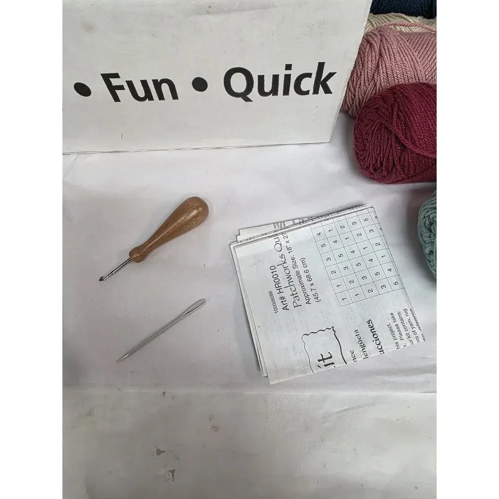 Rug Hook Kit Patchworks Quilt 18